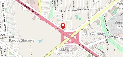 Espaço Garagem no mapa