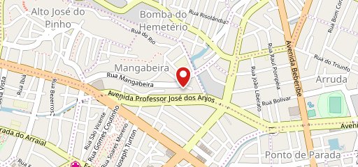 Espaço Massa Pizzaria no mapa