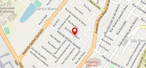 Pizzaria & Lanches 777 no mapa