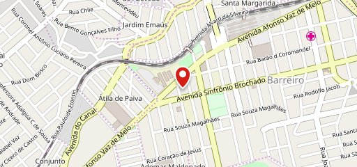 Espetinho Barreiro no mapa