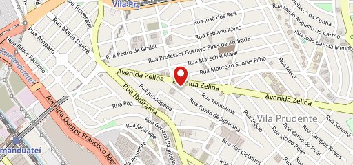 Espetinho Vila Zelina no mapa