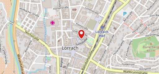 Esquina Lörrach sur la carte