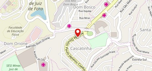 Estação Da Empada Cascatinha no mapa