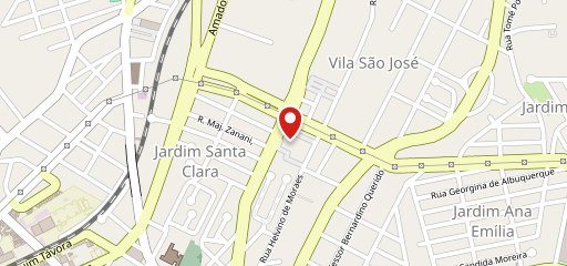 Estação da Pizza no mapa