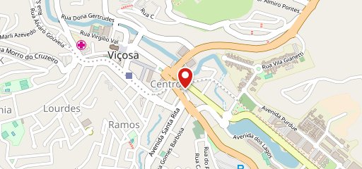 Estação dos Cafés no mapa