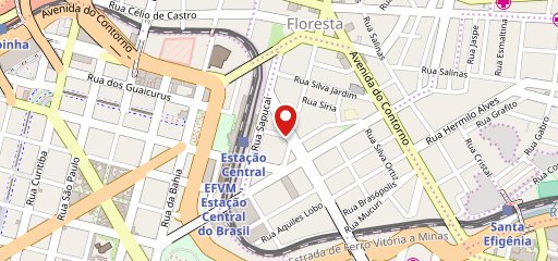 Estação Floresta no mapa