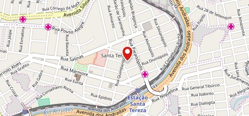 Estação Santê no mapa