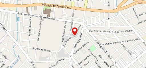 Estrela Pizzaria no mapa