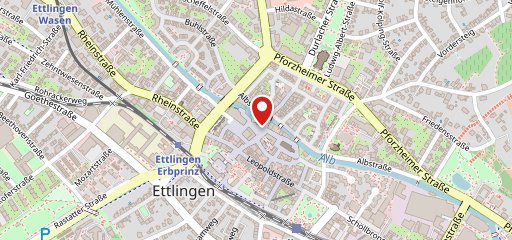 Albstrand Ettlingen sur la carte