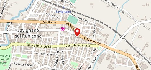 Europizza Savignano sul rubicone sulla mappa