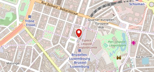 EXKi Place du Luxembourg sur la carte