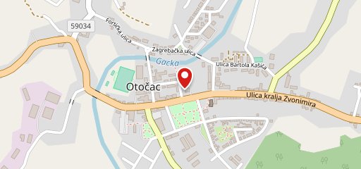 Fast food "Cvrčak" Otočac sulla mappa