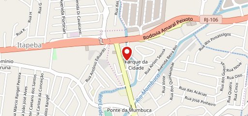 Fast Pizza no mapa