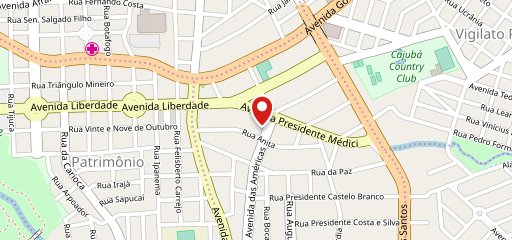 Fazenda Cervejeira Uberlândia no mapa