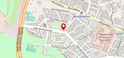 Felice pizza al mercato sulla mappa