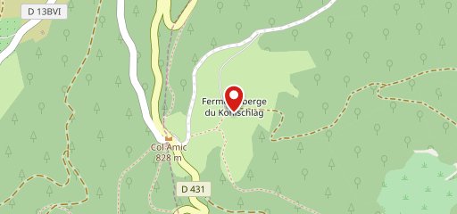 Ferme Auberge du Kohlschlag sur la carte