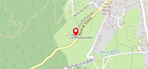 Ferme de la Charbonnière sur la carte