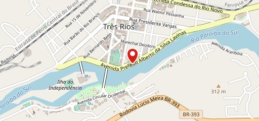 Festival Gastronômico de Três Rios en el mapa