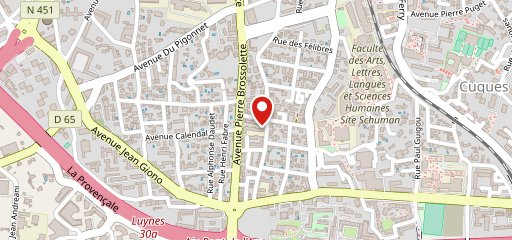 FEU Foyer Evangélique Universitaire d'Aix / Café étudiant Au coin du feu sur la carte