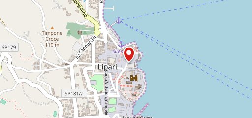 Ristorante da Filippino a Lipari sulla mappa