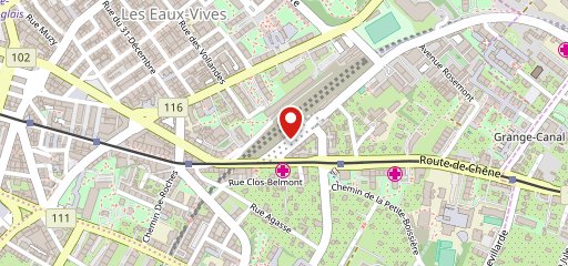 Five Guys Eaux-Vives sur la carte