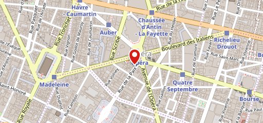 Five Guys Opéra sur la carte