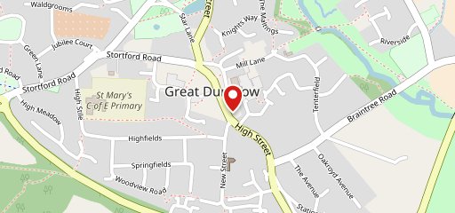 Casa Great Dunmow en el mapa