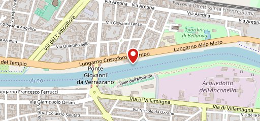 Ville Sull'Arno sur la carte