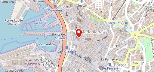 Focacceria San Luca Genova sulla mappa