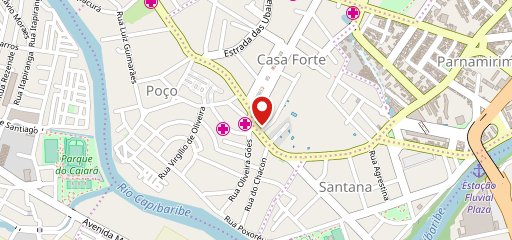 Fondue Casa Forte no mapa