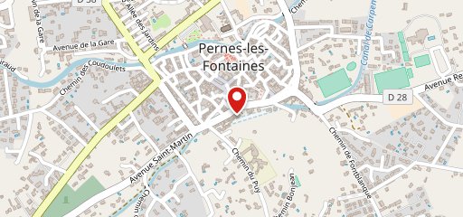 La Fontaine d'Asie sur la carte