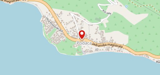 Fontana, Podaca sur la carte