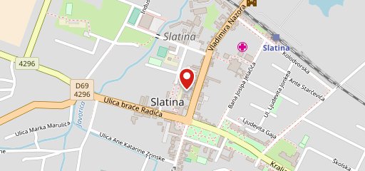 Zdravljak "Fontana" Slatina sulla mappa