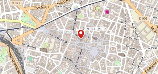 Foodies Dijon Restaurant sur la carte