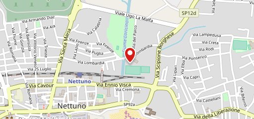 Footbal club pizzaria trattoria sur la carte