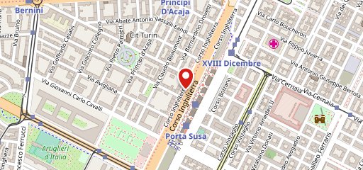 Trattoria Forchetta e Scarpetta sur la carte