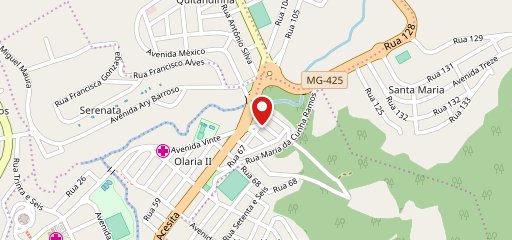 Fornalha Pizzaria e Burgueria no mapa