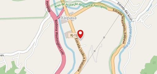 Relicário Itaipava no mapa