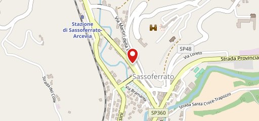 Forno del castello sulla mappa