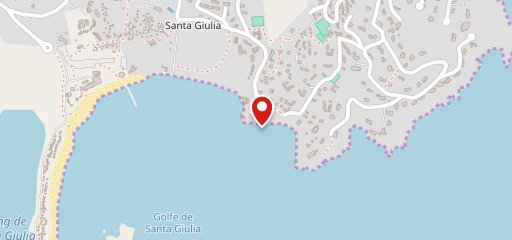 Restaurant Le Fort Santa Giulia Porto-Vecchio sur la carte