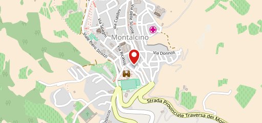 La Fortezza di Montalcino sulla mappa