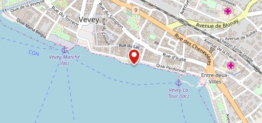 Fourchette Vevey sulla mappa