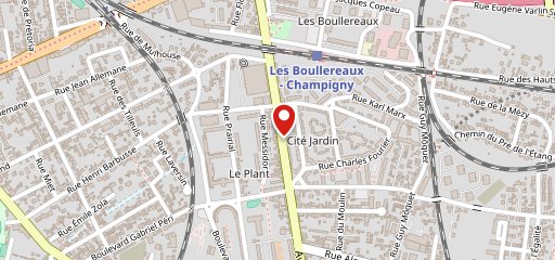 Fournil de Champigny sur la carte