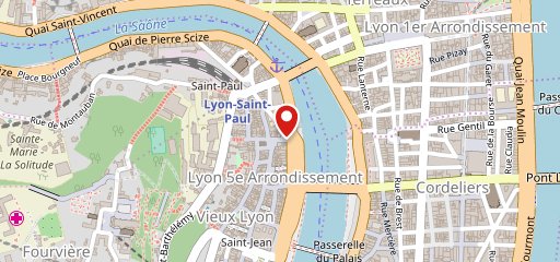 Les Berthom Vieux Lyon sur la carte