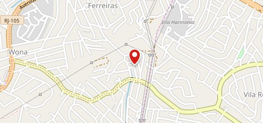 Franco's Pizza no mapa