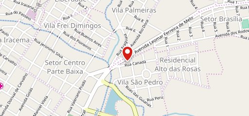 Frango Assado no mapa