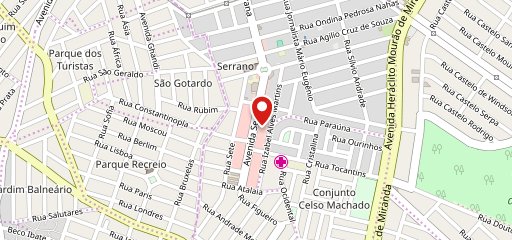 FRANGO ASSADO SERRANO no mapa