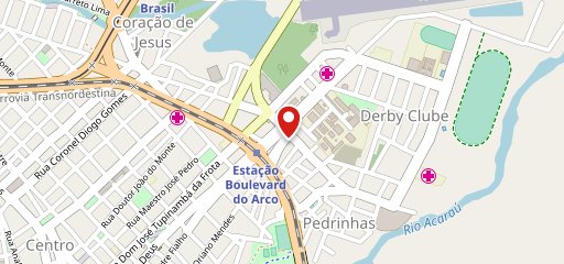 Frango Bar no mapa