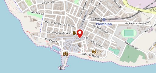 Risto Pizza Frate Leone sur la carte