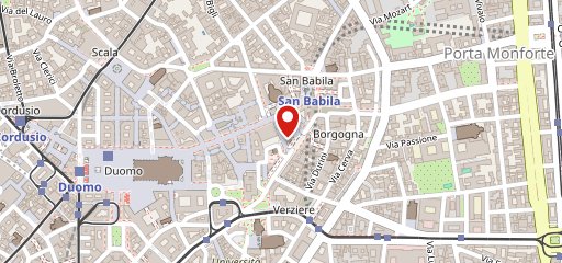 Fratelli la Bufala San Babila Milano sulla mappa